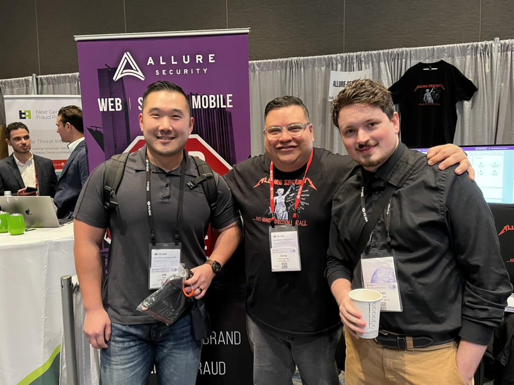 Chris with Allure Security team at FS-ISAC