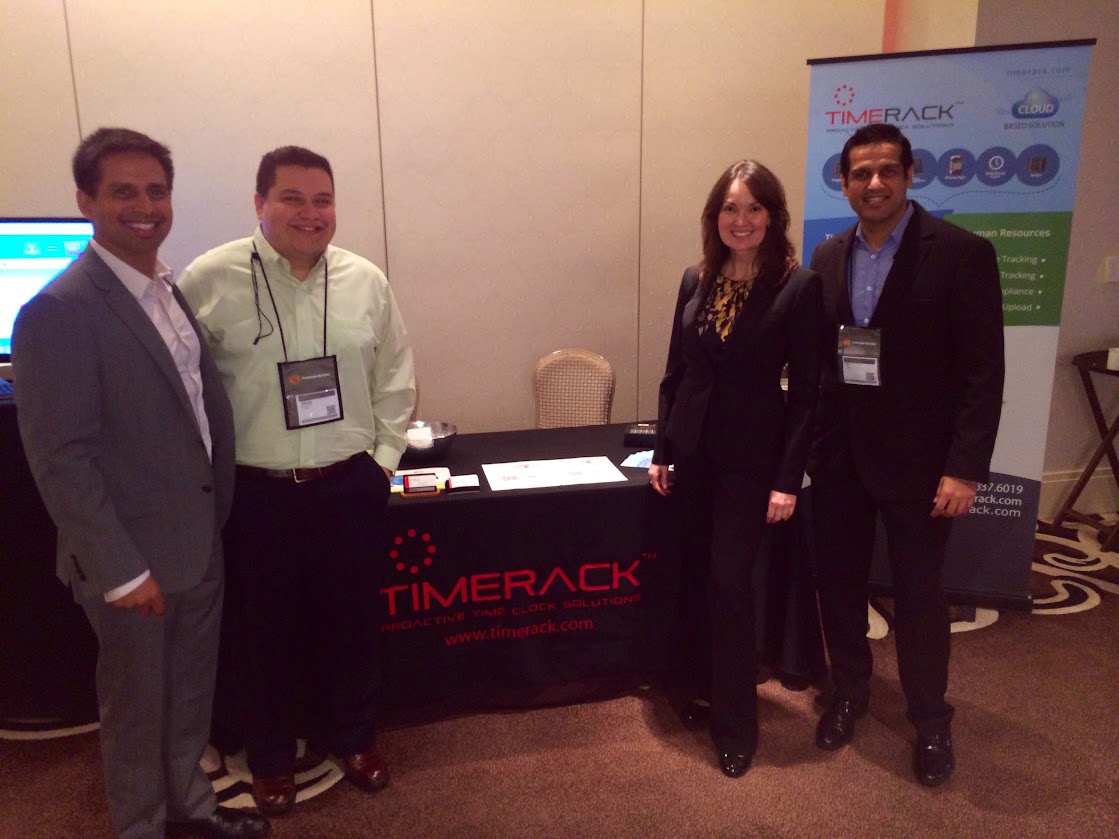 Time Rack team at conference